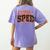 Sped Squad Team Special Education Teacher Halloween Women's Comfort Colors T-Shirt Back Print Violet Sped Squad Team Special Education Teacher Halloween Women's Comfort Colors T-Shirt Back Print Violet