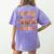 Sped Teacher Gobble Squad Thanksgiving Special Education Women's Comfort Colors T-Shirt Back Print Violet Sped Teacher Gobble Squad Thanksgiving Special Education Women's Comfort Colors T-Shirt Back Print Violet