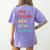Sped Teacher Man Myth Legend Women's Comfort Colors T-Shirt Back Print Violet