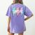 SPED Teacher Squad Lightning Bolt Special Education Women's Comfort Colors T-Shirt Back Print Violet