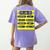Spelling Bee Pun Halloween Costume For Teachers Women's Comfort Colors T-Shirt Back Print Violet