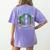 Spooky Halloween Math Teacher Women's Comfort Colors T-Shirt Back Print Violet Spooky Halloween Math Teacher Women's Comfort Colors T-Shirt Back Print Violet