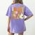 In My Spooky PRE-K Teacher Era Halloween Costume Tee Women's Comfort Colors T-Shirt Back Print Violet