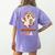 In My Spooky Science Teacher Era Occupational Haunts Women's Comfort Colors T-Shirt Back Print Violet
