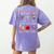 Spooky Syllables Halloween Teacher Student Education Women's Comfort Colors T-Shirt Back Print Violet Spooky Syllables Halloween Teacher Student Education Women's Comfort Colors T-Shirt Back Print Violet