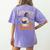 Spooky Teacher Halloween Cute Ghost Pumpkin Reading Women Women's Comfort Colors T-Shirt Back Print Violet Spooky Teacher Halloween Cute Ghost Pumpkin Reading Women Women's Comfort Colors T-Shirt Back Print Violet