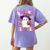 Spooky Teacher Halloween Cute Halloween Teacher Ghost Women's Comfort Colors T-Shirt Back Print Violet Spooky Teacher Halloween Cute Halloween Teacher Ghost Women's Comfort Colors T-Shirt Back Print Violet