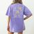 Spring Easter Reading Teacher Science Of Reading Women's Comfort Colors T-Shirt Back Print Violet