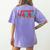 Square Root 4489 Slang Math Teacher Six Seven 6 7 Meme 67 Women's Comfort Colors T-Shirt Back Print Violet