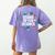 Stand Up For Science STEM Advocacy Pro Scientific Teacher Women's Comfort Colors T-Shirt Back Print Violet