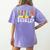 Steam Teacher Science Tech Engineering Arts Maker Women's Comfort Colors T-Shirt Back Print Violet