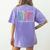 STEM Teacher Science Appreciation Women Back To School Women's Comfort Colors T-Shirt Back Print Violet