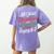 Students Saying 6-7 67 Six Seven Teacher Christmas Women's Comfort Colors T-Shirt Back Print Violet