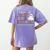 My Students Are Spooktacular Teacher Halloween Vibes Women's Comfort Colors T-Shirt Back Print Violet