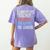 Substitute Teacher Man The Myth The Legend Appreciation Day Women's Comfort Colors T-Shirt Back Print Violet