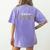 Substitute Teacher Supplies For Teachers Leopard For Men Women Women's Comfort Colors T-Shirt Back Print Violet