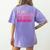 Be Like Subtraction And Make A Difference Math Teacher Women's Comfort Colors T-Shirt Back Print Violet