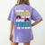 Super Hero Teacher Superheroes Women's Comfort Colors T-Shirt Back Print Violet Super Hero Teacher Superheroes Women's Comfort Colors T-Shirt Back Print Violet