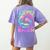Super Teacher Back To School Apple Tie Dye First Day Women's Comfort Colors T-Shirt Back Print Violet Super Teacher Back To School Apple Tie Dye First Day Women's Comfort Colors T-Shirt Back Print Violet