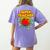 Superhero Teacher Appreciation Teaching Tee Women's Comfort Colors T-Shirt Back Print Violet Superhero Teacher Appreciation Teaching Tee Women's Comfort Colors T-Shirt Back Print Violet