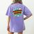 Superhero Teacher Retro Comic Teaching Superpower Women's Comfort Colors T-Shirt Back Print Violet Superhero Teacher Retro Comic Teaching Superpower Women's Comfort Colors T-Shirt Back Print Violet