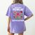 Support Public Education Cute Floral Teacher Red For Ed Women's Comfort Colors T-Shirt Back Print Violet Support Public Education Cute Floral Teacher Red For Ed Women's Comfort Colors T-Shirt Back Print Violet