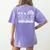 Support Public Education Teacher Red For Ed Indiana Women's Comfort Colors T-Shirt Back Print Violet Support Public Education Teacher Red For Ed Indiana Women's Comfort Colors T-Shirt Back Print Violet