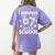 I Survived 67 Days Of School Teachers Students Women's Comfort Colors T-Shirt Back Print Violet