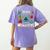 I Teach The Cutest Little Monsters Teacher Halloween Outfit Women's Comfort Colors T-Shirt Back Print Violet I Teach The Cutest Little Monsters Teacher Halloween Outfit Women's Comfort Colors T-Shirt Back Print Violet