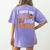 I Teach The Cutest Little Turkeys For Teacher Thanksgiving Women's Comfort Colors T-Shirt Back Print Violet I Teach The Cutest Little Turkeys For Teacher Thanksgiving Women's Comfort Colors T-Shirt Back Print Violet