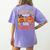 I Teach The Cutest Little Turkeys Teacher Thanksgiving Women's Comfort Colors T-Shirt Back Print Violet I Teach The Cutest Little Turkeys Teacher Thanksgiving Women's Comfort Colors T-Shirt Back Print Violet