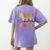 I Teach The Cutest Owls Christmas Or Teachers Day Women's Comfort Colors T-Shirt Back Print Violet I Teach The Cutest Owls Christmas Or Teachers Day Women's Comfort Colors T-Shirt Back Print Violet