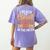 I Teach The Cutest Pumpkins Tshirt Halloween Teacher Women's Comfort Colors T-Shirt Back Print Violet I Teach The Cutest Pumpkins Tshirt Halloween Teacher Women's Comfort Colors T-Shirt Back Print Violet