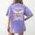 I Teach Future Saints Catholic Educator Teacher Women's Comfort Colors T-Shirt Back Print Violet I Teach Future Saints Catholic Educator Teacher Women's Comfort Colors T-Shirt Back Print Violet