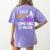 I Teach Hocus Pocus Some Call It Math Teacher Women's Comfort Colors T-Shirt Back Print Violet