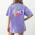 Teach Peace For Teachers And Educators Counselor Women's Comfort Colors T-Shirt Back Print Violet Teach Peace For Teachers And Educators Counselor Women's Comfort Colors T-Shirt Back Print Violet
