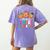 I Teach Smart Cookies Cute Back To School Teacher Women's Comfort Colors T-Shirt Back Print Violet I Teach Smart Cookies Cute Back To School Teacher Women's Comfort Colors T-Shirt Back Print Violet