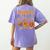 Teach Thanksgiving Teacher Thankful For My Preschool Turkeys Women's Comfort Colors T-Shirt Back Print Violet Teach Thanksgiving Teacher Thankful For My Preschool Turkeys Women's Comfort Colors T-Shirt Back Print Violet