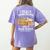 I Teach Young People About Dead People History Teachers Women's Comfort Colors T-Shirt Back Print Violet I Teach Young People About Dead People History Teachers Women's Comfort Colors T-Shirt Back Print Violet