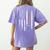 Teacher American Flag Teacher's Day Teaching Women's Comfort Colors T-Shirt Back Print Violet Teacher American Flag Teacher's Day Teaching Women's Comfort Colors T-Shirt Back Print Violet