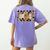 Teacher Appreciation Boho Floral Leopard Checkered Women's Comfort Colors T-Shirt Back Print Violet Teacher Appreciation Boho Floral Leopard Checkered Women's Comfort Colors T-Shirt Back Print Violet
