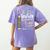 Teacher Besties Because Going Crazy Alone Is Not As Much Fun Women's Comfort Colors T-Shirt Back Print Violet
