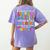 Teacher We Are Like a Box Of Crayons For Men Women Kids Women's Comfort Colors T-Shirt Back Print Violet