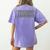 Teacher Checkered Racing Teacher Appreciation Men Women Women's Comfort Colors T-Shirt Back Print Violet Teacher Checkered Racing Teacher Appreciation Men Women Women's Comfort Colors T-Shirt Back Print Violet