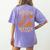Teacher By Day Witch By Night Halloween Teacher Witch Women's Comfort Colors T-Shirt Back Print Violet