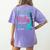 Teacher Dinosaurs Didnt Read Look What Happened Book Reading Women's Comfort Colors T-Shirt Back Print Violet