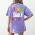 Teacher Early Childhood Education Preschool Head Start Crew Women's Comfort Colors T-Shirt Back Print Violet Teacher Early Childhood Education Preschool Head Start Crew Women's Comfort Colors T-Shirt Back Print Violet