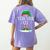 The Teacher Elf Christmas Family Matching Xmas Group For Men Women Women's Comfort Colors T-Shirt Back Print Violet The Teacher Elf Christmas Family Matching Xmas Group For Men Women Women's Comfort Colors T-Shirt Back Print Violet