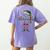 The Teacher Elf Shirt Matching Family Christmas Elf Men Women Kids Women's Comfort Colors T-Shirt Back Print Violet