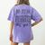 Teacher End Of Year Shirt Is It Summer Break Yet Last Day Women's Comfort Colors T-Shirt Back Print Violet